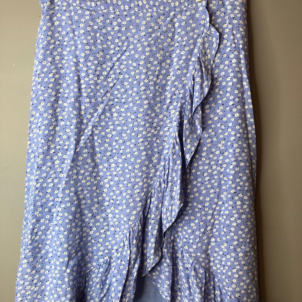 Rails Lavender Floral Midi Wrap Skirt - Picture 3 of 9